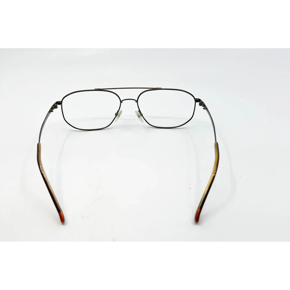 Hilco Eyeglasses Mens Antique Gold SG 601 Z87-2 Aviator Double Bridge 145